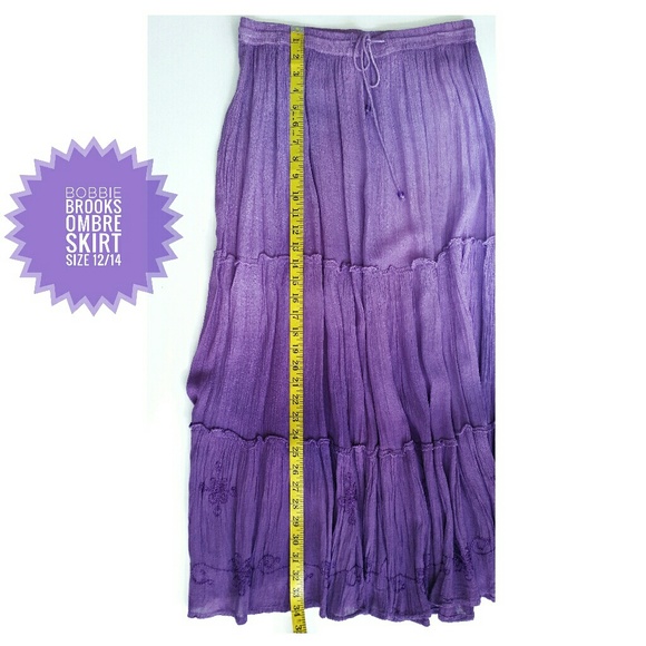 Boho Full Length Skirt 'Bobbie Brooks' - Picture 1 of 4